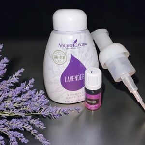Young Living Lavender Hand Soap with 5ml Lavender Essential Oil Set